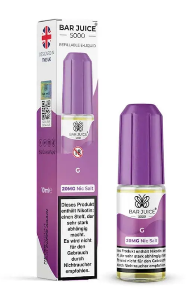 Bar Juice 5000 Salt Grape 10ml 20mg